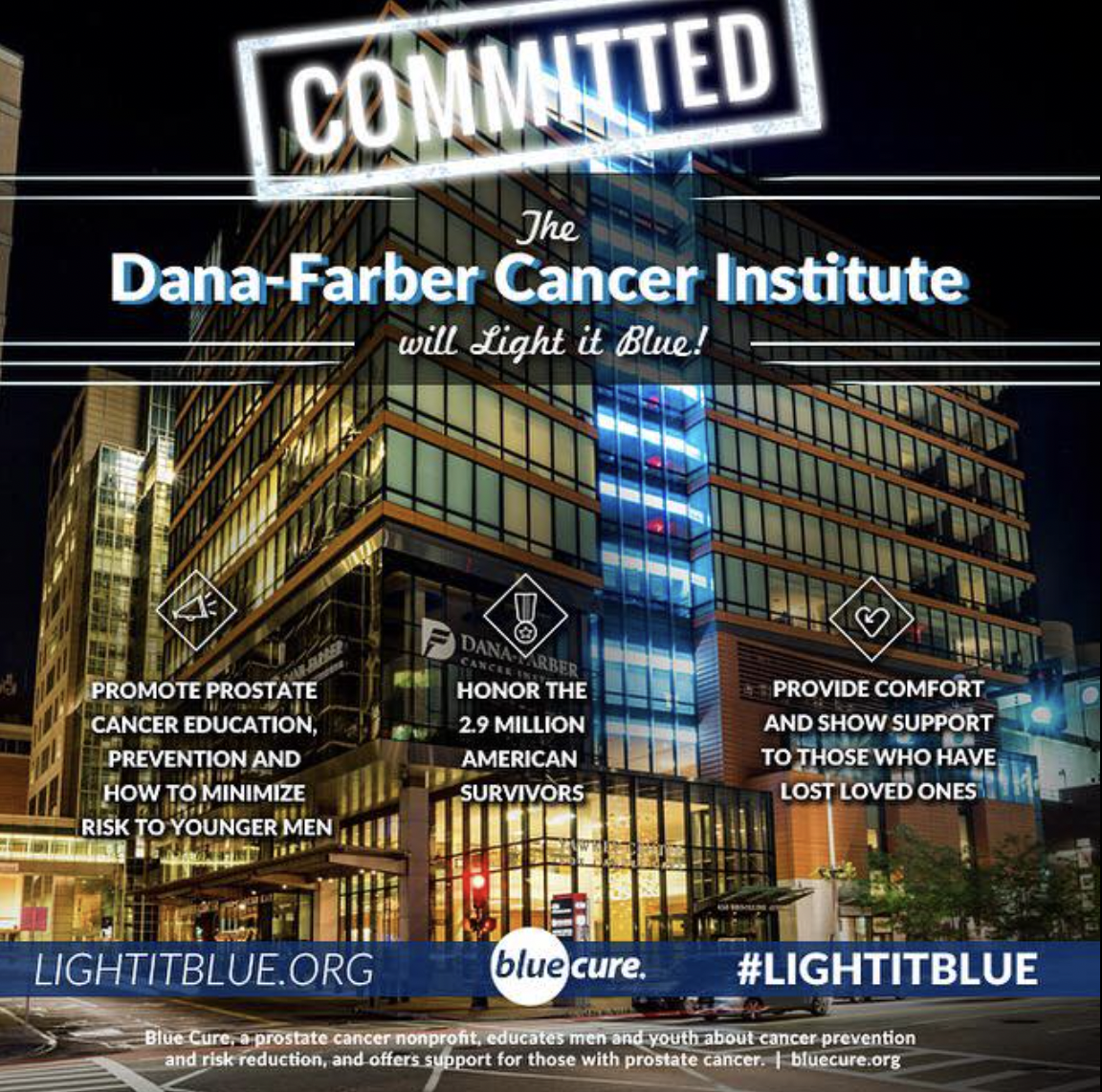Dana-Farber Cancer Institute Light It Blue