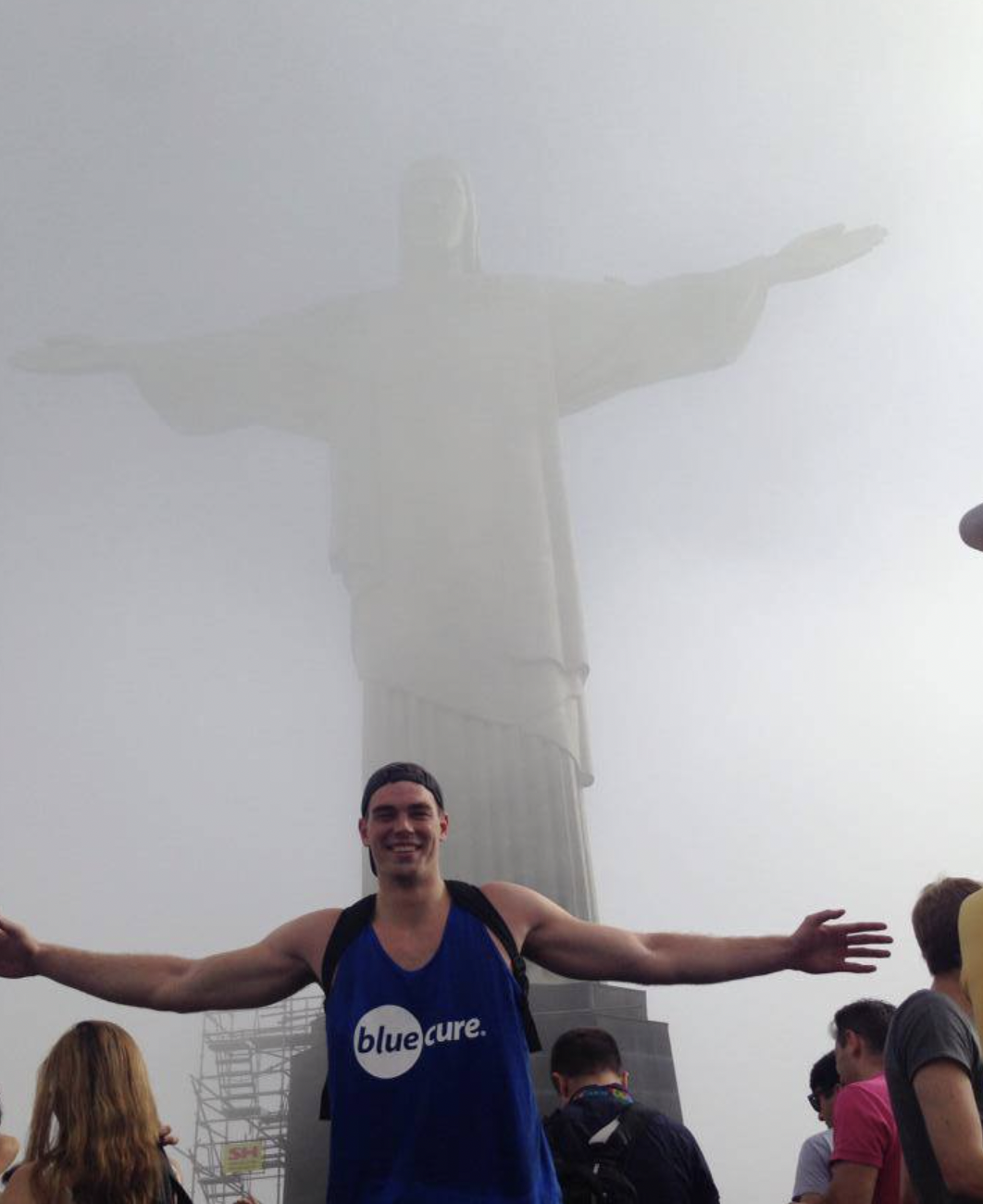 Supporter at Christ the Redeemer