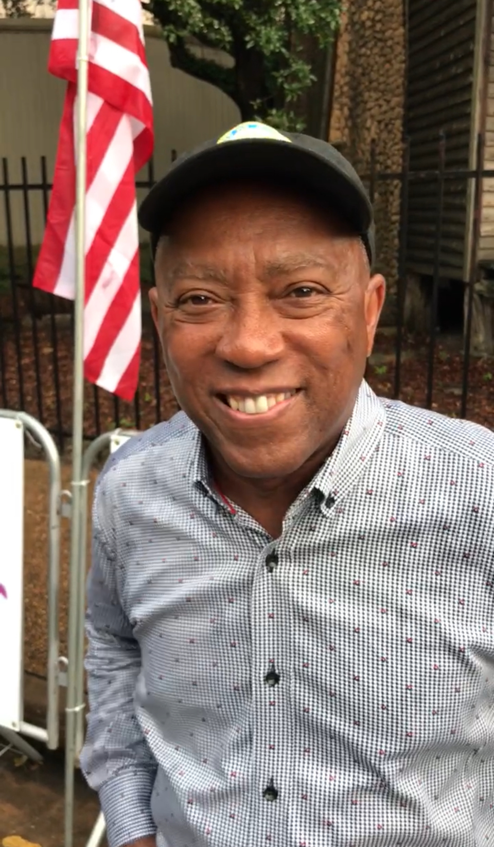 Mayor Sylvester Turner at Blue Cure Run